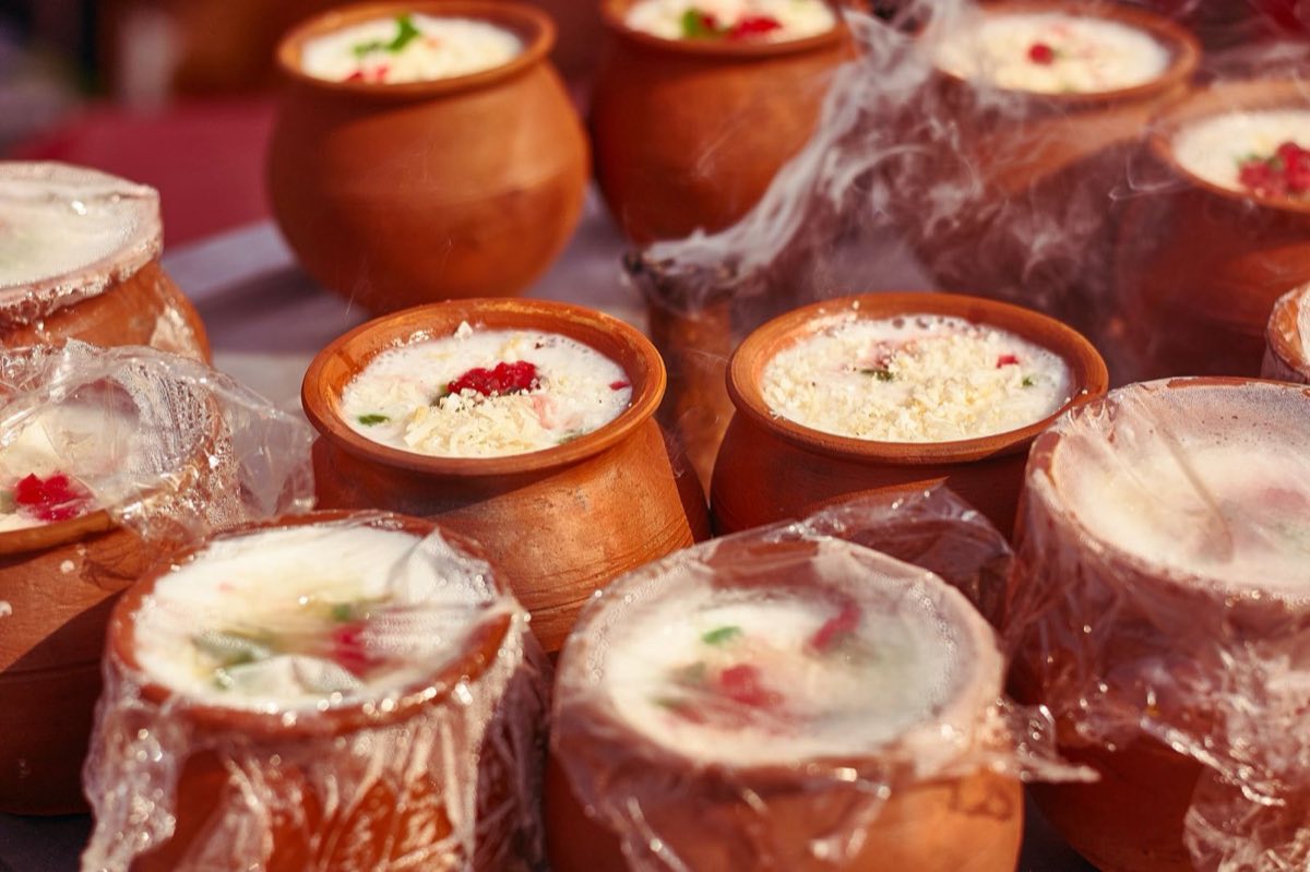 Idlib Clay-Jar Preserved Labneh — Intensely tangy labneh balls rolled in Aleppo pepper and dried za'atar, then submerged in extra-virgin Idlib