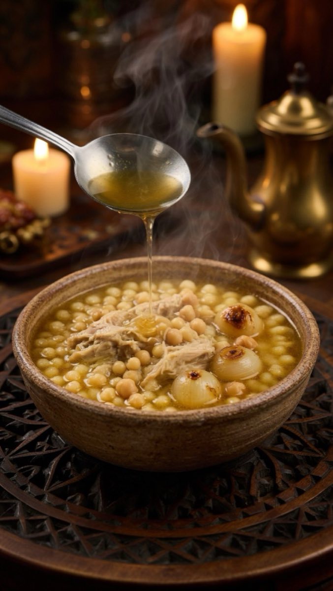 Moughrabieh — Moughrabieh is one of the most beloved dishes in Lebanon